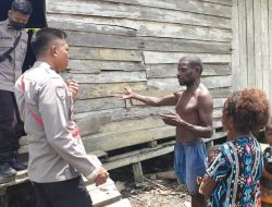 Satgas Binmas NODC Wilayah Yahukimo Berkunjung ke Tokoh Masyarakat Kampung Moruku