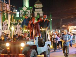 Tanpa Support Dana dari Pemkot, Pawai Obor Sambut Ramadhan di Singkawang Tetap Meriah