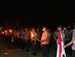 Personel Polres Sekadau Jalani Binlat Penguatan Nilai-nilai Kebangsaan