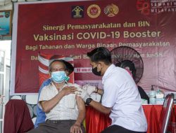 500 Warga Binaan Lapas Kelas IIA Pontianak Mendapatkan Vaksin