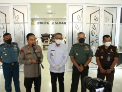 Kasdam XII/Tpr Hadiri Rakor Lintas Sektoral Pengamanan Hari Raya Idul Fitri 1443 H