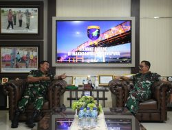 Pangdam XII/Tpr Terima Kunjungan Tim Pokja Penyusunan Kajian Strategis Sahli Kasad