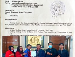 Kepala Dinas Pendidikan dan 5 Kepala Sekolah SD Negeri Pekanbaru Resmi Dilaporkan ke Mapolda Riau dan Kejari Pekanbaru