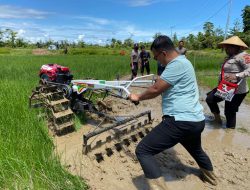 Bawa Semangat Perdamaian di Papua, Satgas Binmas Noken Garap Lahan Sawah Masyarakat Yahukimo