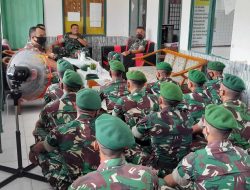 Danrem 121/Abw Berikan Pembinaan Mental dan Ajak Anggota Melakukan Kegiatan Positif dan Bermanfaat Bagi Masyarakat