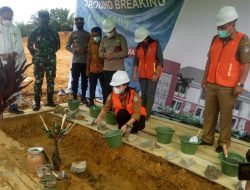 Bupati Landak Letakkan Batu Pertama Pembangunan RSUD Pratama Mempawah Hulu