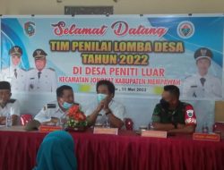 Danramil 01/Jongkat Bersama Forkopimcam Laksanakan Rapat Penilaian Lomba Desa