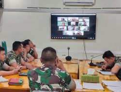Dandim 1201/Mph Vicon Bersama Jajaran Koramil Bahas Persiapan Penyaluran BTPKLW-TNI