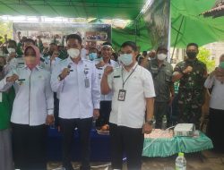 Danramil Jongkat Hadiri Pembukaan Sekolah Lapangan Iklim dan Tanam Perdana