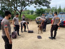 Dit Samapta Polda Kalbar Tingkatkan Kemampuan Deteksi Narkotika Unit Satwa