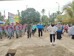 Babinsa Jongkat Hadiri Kegiatan Germas Wujudkan Masyarakat Hidup Sehat