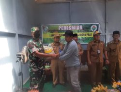 Wakili Danramil, Babinsa Jongkat Hadiri Peresmian Lumbung Desa Dan Penggilingan Padi
