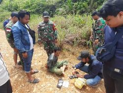 Lagi, Satgas Pamtas Yonif 645/Gty Kembali Gagalkan Penyelundupan Sabu&nbsp;