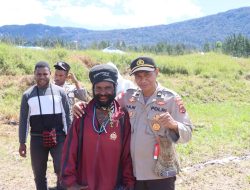 Jalankan program Matoa, Satgasres Binmas NODC 2022 Gali Potensi Pemuda Derseimarsei Kampung Kago.