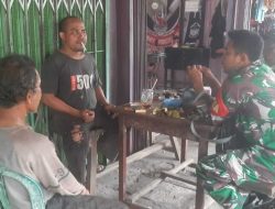 Babinsa Koramil Sungai Pinyuh Komsos dengan Warga Binaan&nbsp;