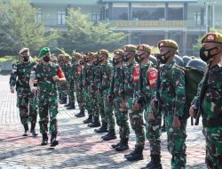 Terima Satgas Pamtas RI-Malaysia Yonarmed 19/Bogani, Ini Penekanan Pangdam XII/Tpr