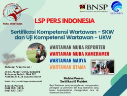 LSP Pers Indonesia Buka Pendaftaran SKW dan UKW&nbsp;
