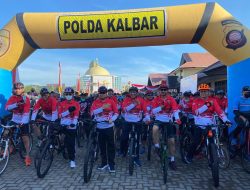 HUT Bhayangkara, Pangdam XII/Tpr Gowes Bersama Forkopimda&nbsp;