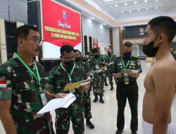 Berlangsung Ketat dan Transparan, Pangdam XII/Tpr Pimpin Langsung Sidang Parade Calon Taruna/Taruni Akmil TA 2022