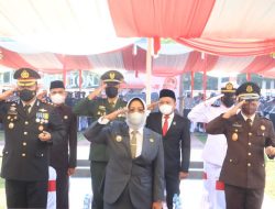 Wakili Dandim, Pjs Pasi Pers Dim 1201 Hadiri Upacara Puncak Perayaan HUT Bhayangkara ke-76