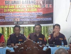 Rapat Panitia Rakernas V LP-KPK Komda Kalbar Berjalan Sukses