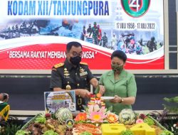 Syukuran HUT ke-64, Pangdam XII/Tpr: Mari Kita Bekerja Lebih Baik Lagi