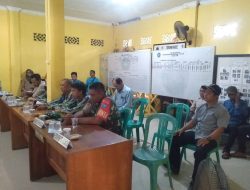 Babinsa Sungai Nipah Hadiri Sosialisasi Penetapan dan Pengesahan Patok Batas Desa