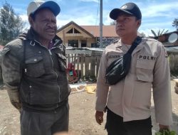 Gelar Program Koteka, Satgas Binmas NODC 2022 Temui Pendeta Azadiel Kobogau dari Kampung Hitadipa