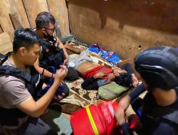 Satgas Binmas NODC 2022 Evakuasi Warga yang Sedang Sakit ke Kantor Polisi