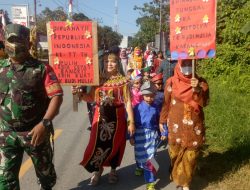 Sambut Dirgahayu Republik Indonesia, SDN 1 dan TK Budi Mulia Karangan Gelar Jalan Santai