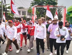 Gubernur dan Wakil Gubernur Kalbar Kompak bersama Ribuan Warga Ikuti Jalan Sehat Kebangsaan PMP Kalbar