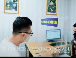 Samapta Polda Kalbar Tempatkan Petugas di Police Corner di Ayani Mega Mall