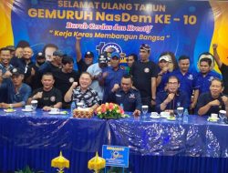 Usia ke-10 Gemuruh Nasdem Kalimantan Barat Siap Perjuangkan Nasib Para Buruh&nbsp;