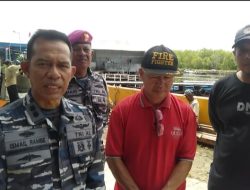 Letkol Marinir Ismail Rambe Pantau Pembangunan Stagher KBN Teluk Suak
