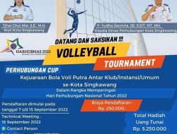 Harhubnas, Dishub Singkawang Gelar Kejuaraan Bola Voli Putra