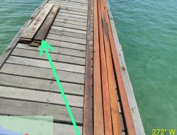 Miris, Diduga Pembangunan Steher di Pulau Lemukutan Tidak Sesuai Sop&nbsp;