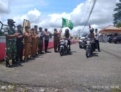 Camat Kosmas Lepas Secara Resmi Keberangkatan Kafilah MTQ XXX Kecamatan Entikong Tahun 2022