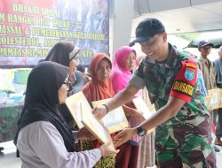 Satgas Pamtas Yonif 645/Gty Gelar Baksos Pengobatan Massal kepada Warga Perbatasan