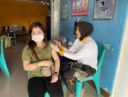 Pandemi Belum Berakhir, Polres Singkawang Tetap Laksanakan Vaksinasi Covid-19