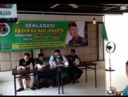 Kader PPP DKI Jakarta Deklarasikan Ganjar Capres 2024 Karena Memiliki Rekam Jejak dan Latar Belakang yang Baik