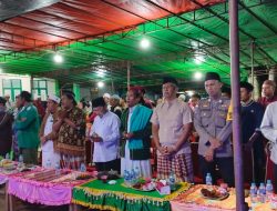 Dansatgas Pamtas Yonif 645/Gty Hadiri Peringatan Maulid Nabi Besar Muhammad SAW 1444 H di Perbatasan RI – Malaysia