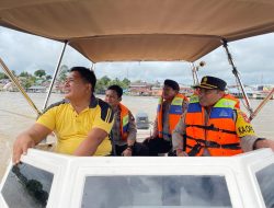 Kapolres Sekadau Tinjau Langsung Sejumlah Daerah Terdampak Banjir