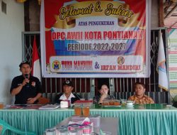 Pelantikan dan Pengukuhan Dewan Pimpinan Cabang AWII Kota Pontianak Periode 2022-2027