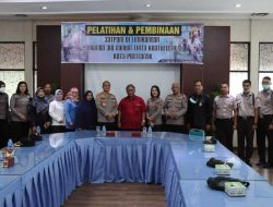 Tingkatkan Kemampuan, Polresta Pontianak Gelar Binteknis Satpam di Lingkungan Perumda PDAM Tirta Khatulistiwa Pontianak