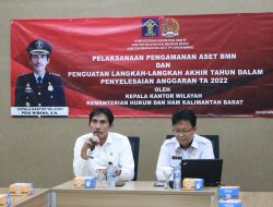 Kakanwil Kemenkumham Kalbar Lakukan Penguatan Pada UPT di Kota Singkawang
