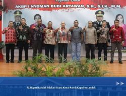 Pj. Bupati Landak Adakan Acara Kenal Pamit Kapolres Landak