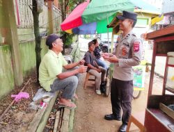 Jalin Kemitraan, Bhabinkamtibmas Polsek Laur Gelar Kegiatan Sambang dengan Warga Binaannya