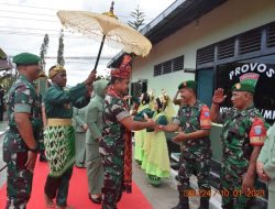 Dandim 1201/Mempawah dan Jajaran Sambut Kunker Perdana Danrem 121/Abw