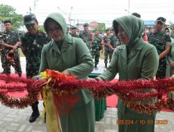 Ketua Persit Rem 121 PD Xll/Tanjungpura Resmikan Kantor Persit Kodim Mempawah
