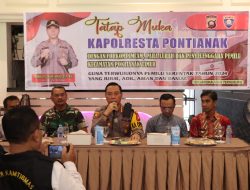 Kapolresta Pontianak Minta Warga Pontianak Timur IkhlasTerdampak Permendagri 52 Tahun 2020